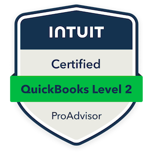 QuickBooks Level 2 ProAdvisor Badge