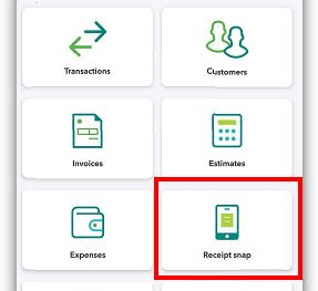 QBO Mobile Receipt Capture